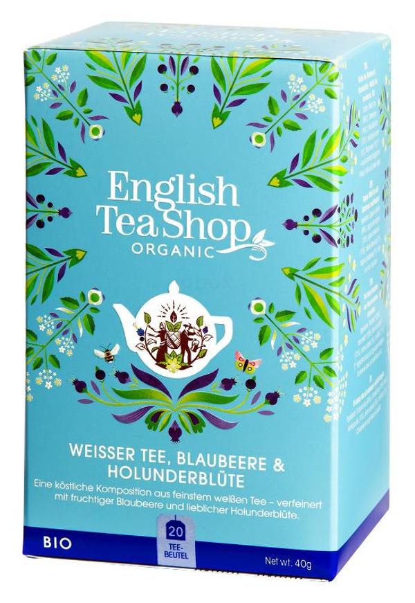 Produktfoto zu Weißer Tee Blaubeere & Holunderblüte