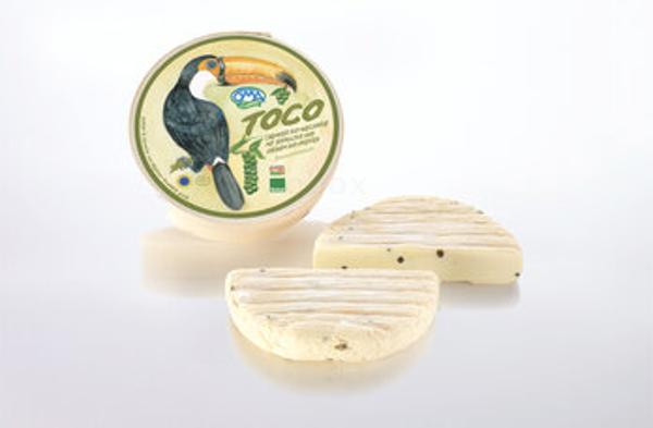 Produktfoto zu Brie Toco mit grünem Pfeffer