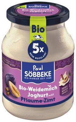 Saisonjoghurt Pflaume-Zimt, mild 3,8% (Pfandglas)