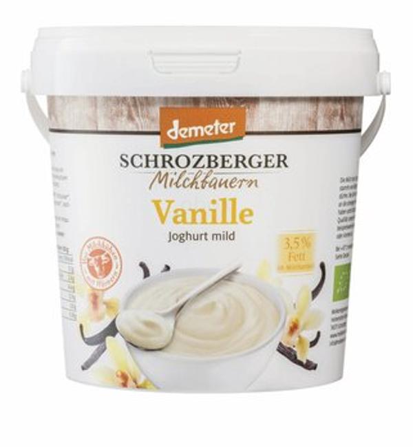 Produktfoto zu Joghurt Vanille 1kg Eimer