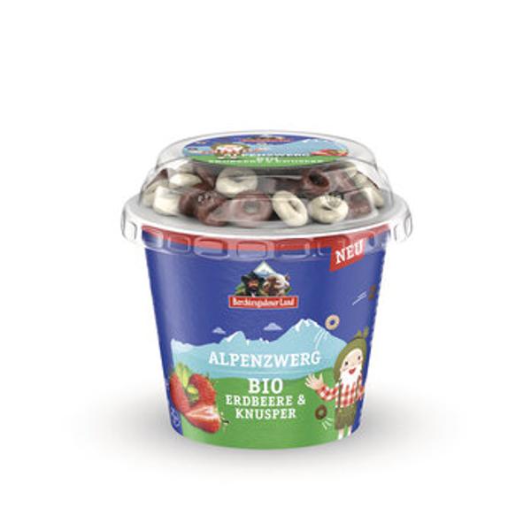Produktfoto zu Alpenzwerg Erdbeere&Knusper Joghurt