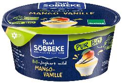 Joghurt Pur Bio Mango-Vanille 3,8% 150g