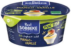 Joghurt Pur Bio Mango-Vanille 3,8% 150g