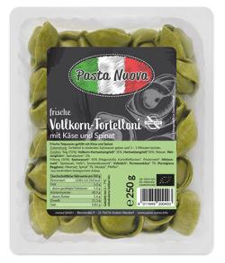 Vollkorn-Tortelloni Käse-Spinat 250g