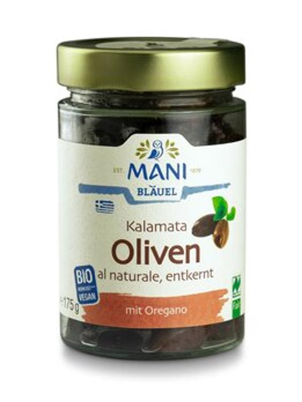 Produktfoto zu Kalamata Oliven al naturale, entkernt mit Oregano