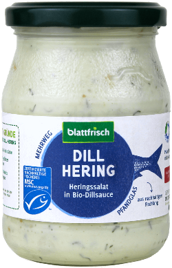 Dill Hering - Heringssalat mit Dillsauce Pfandglas