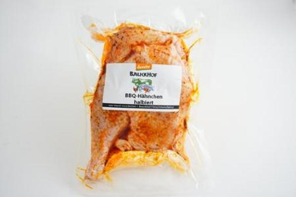 Produktfoto zu halbes Hähnchen BBQ