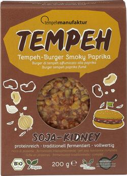Tempeh-Burger - Smoky Paprika, Soja-Kidney