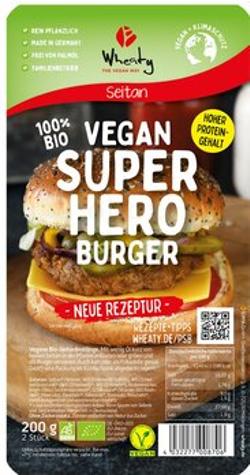 Wheaty Veganer Superhero Burger 200g