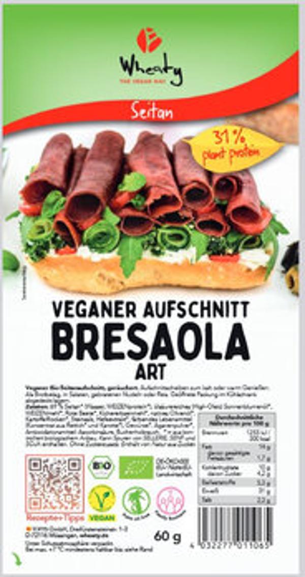 Produktfoto zu Wheaty Veganer Aufschnitt Bresaola Art