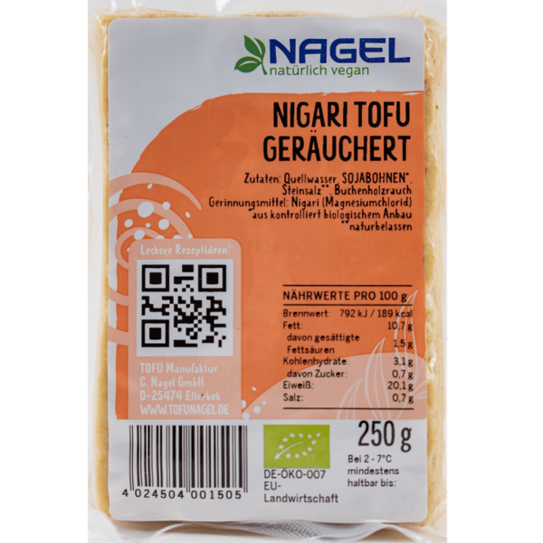 Produktfoto zu Nigari Tofu Geräuchert 250g