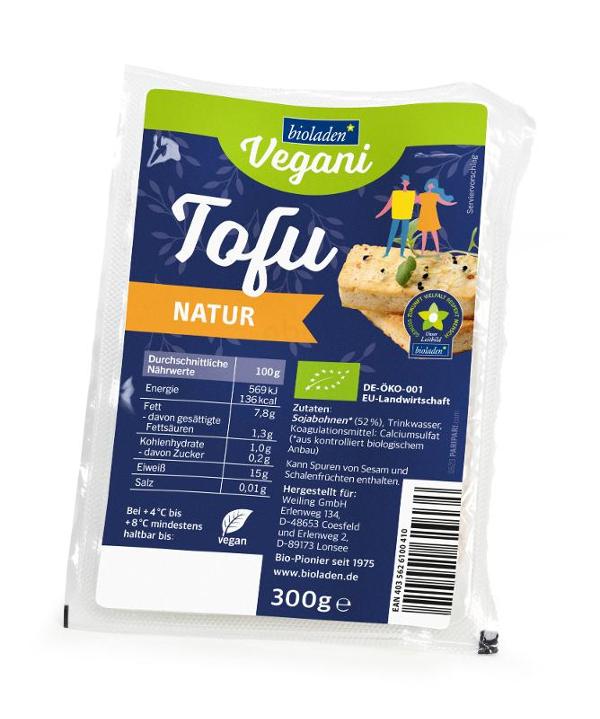 Produktfoto zu b*Tofu natur, vakuum 300g