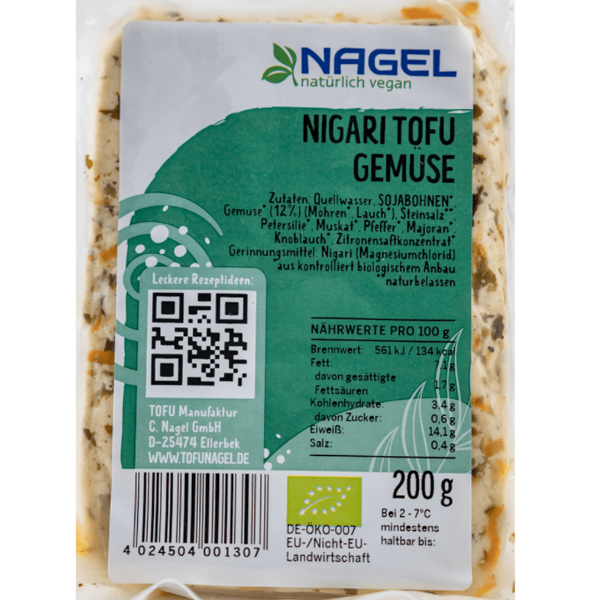 Produktfoto zu Nigari Tofu Gemüse