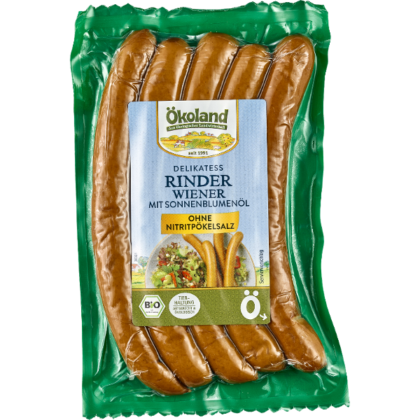 Produktfoto zu Delikatess Rinder-Wiener (5 Stück) 200g