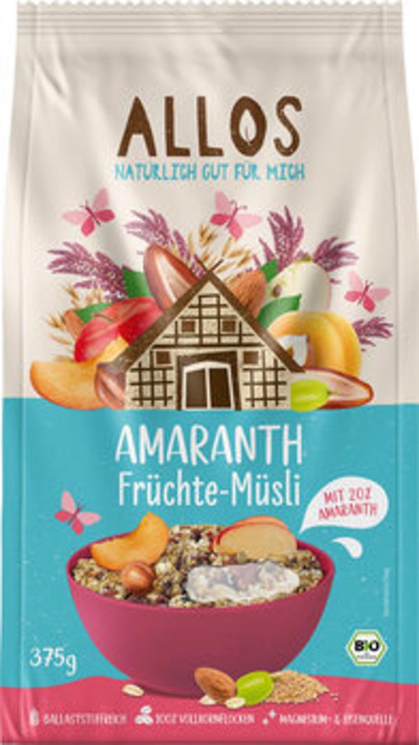 Produktfoto zu Amaranth Müsli Früchte 375g