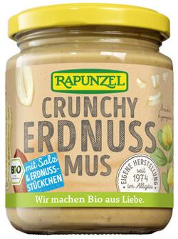 Erdnussmus Crunchy mit Salz 250g