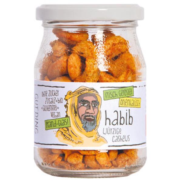 Produktfoto zu Habib - gerö. Cashews orientalisch (kl. Pfandglas)