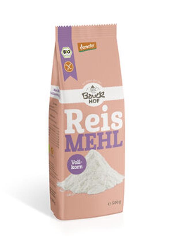 Produktfoto zu Reismehl-Vollkorn-glutenfrei-  500g