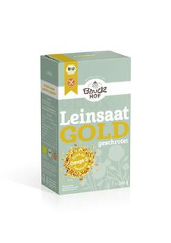 Gold Leinsaat geschrotet -glutenfrei- 200g