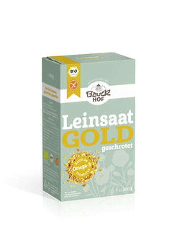 Produktfoto zu Gold Leinsaat geschrotet -glutenfrei- 200g