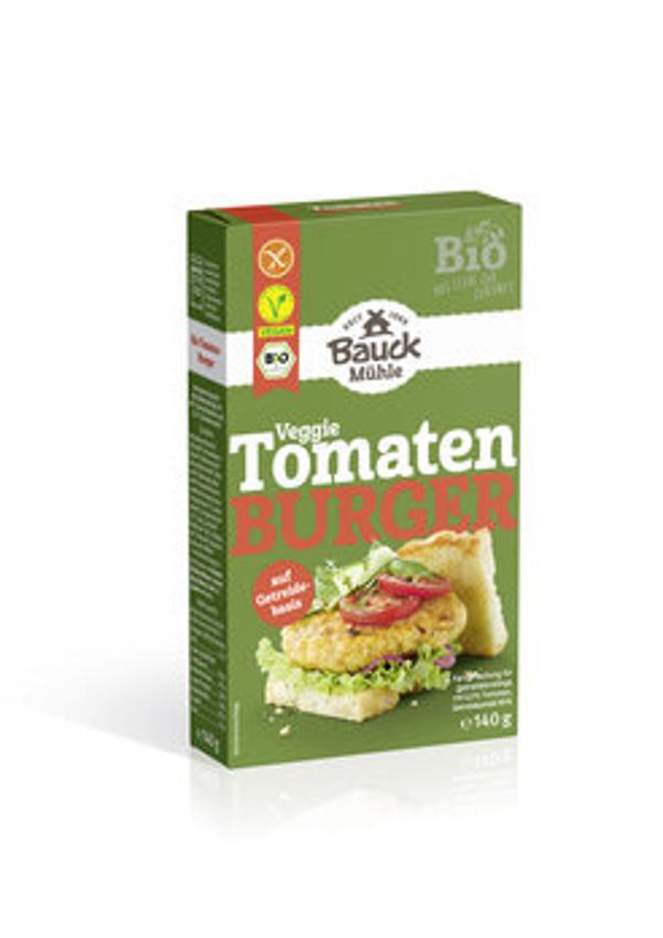 Produktfoto zu Tomaten Burger mit Basilikum vegan,glutenfrei 140g