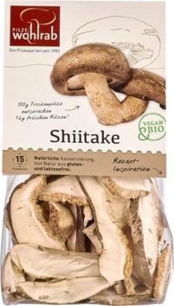 Shiitake Scheiben getrocknet 20g