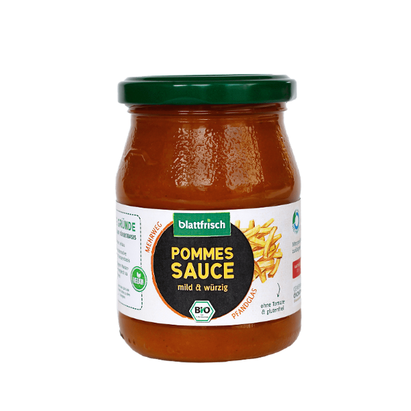 Produktfoto zu Pommes Sauce, mild & würzig (Pfandglas)