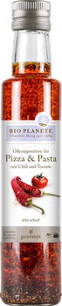 Ölkomposition für Pizza & Pasta mit Chili & Tomate