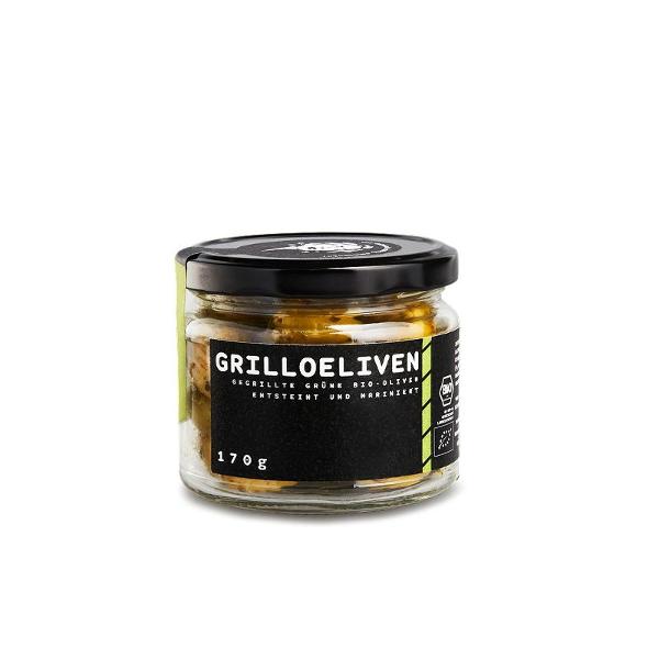 Produktfoto zu Grill-Oliven grün 'Grilloeliven grün' - OEL