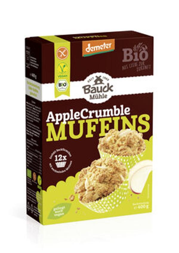Produktfoto zu Apple Crumble Muffins, Demeter - Backmischung