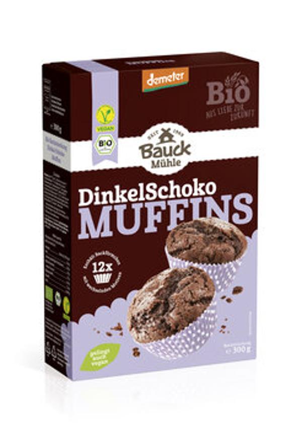 Produktfoto zu Dinkel-Schoko-Muffins Backmischung 300g