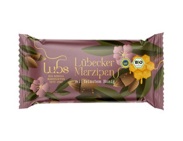 Produktfoto zu Lübecker Marzipan mit Honig, ohne Schokolade 250g