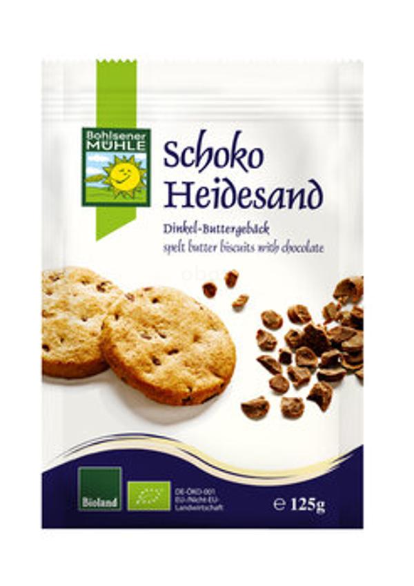 Produktfoto zu Schoko-Heidesand Dinkel-Buttergebäck