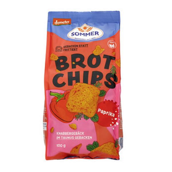 Produktfoto zu Brot Chips Paprika & Chili, Demeter