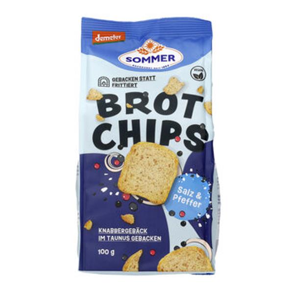 Produktfoto zu Brot Chips Salz & Pfeffer, Demeter