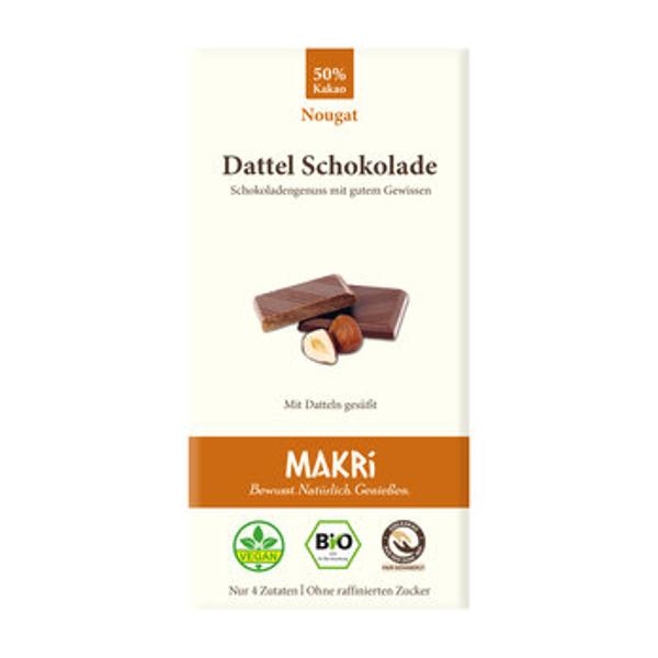 Produktfoto zu Makri Dattel Schokolade Nougat 50%