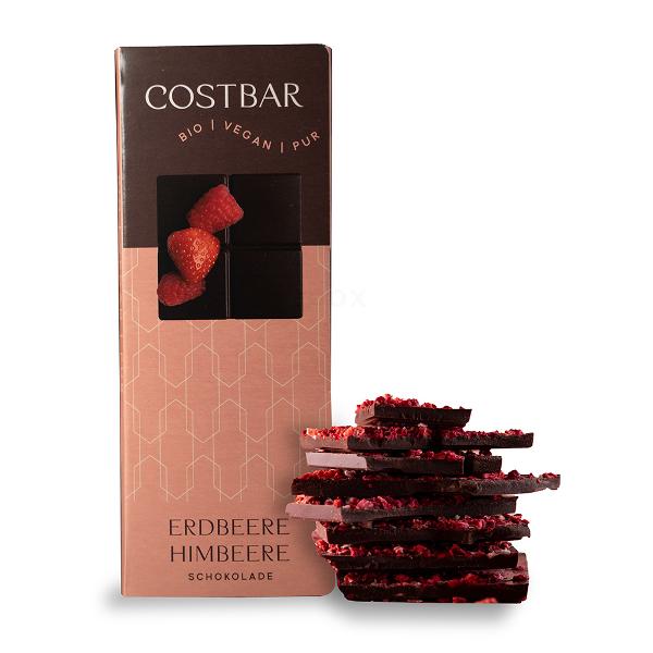 Produktfoto zu Costbar Schokolade Erdbeer_ Himbeer