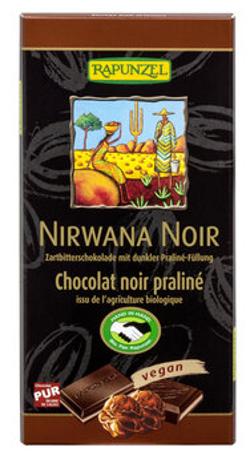 Nirwana Noir 55% mit dunkler Praline-Füllung 100g