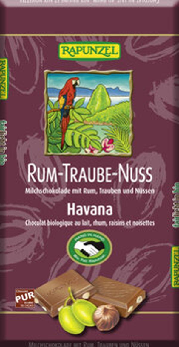 Produktfoto zu Rum-Trauben-Nuss-Vollmilch Schokolade 100g