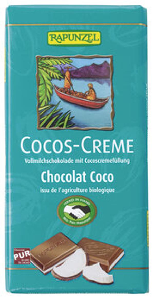 Produktfoto zu Cocos Creme Vollmilch Schokolade gefüllt HIH