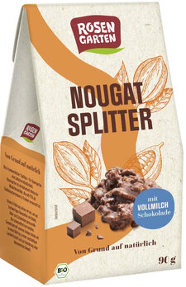 Produktfoto zu Nougat Splitter mit Vollmilchschokolade