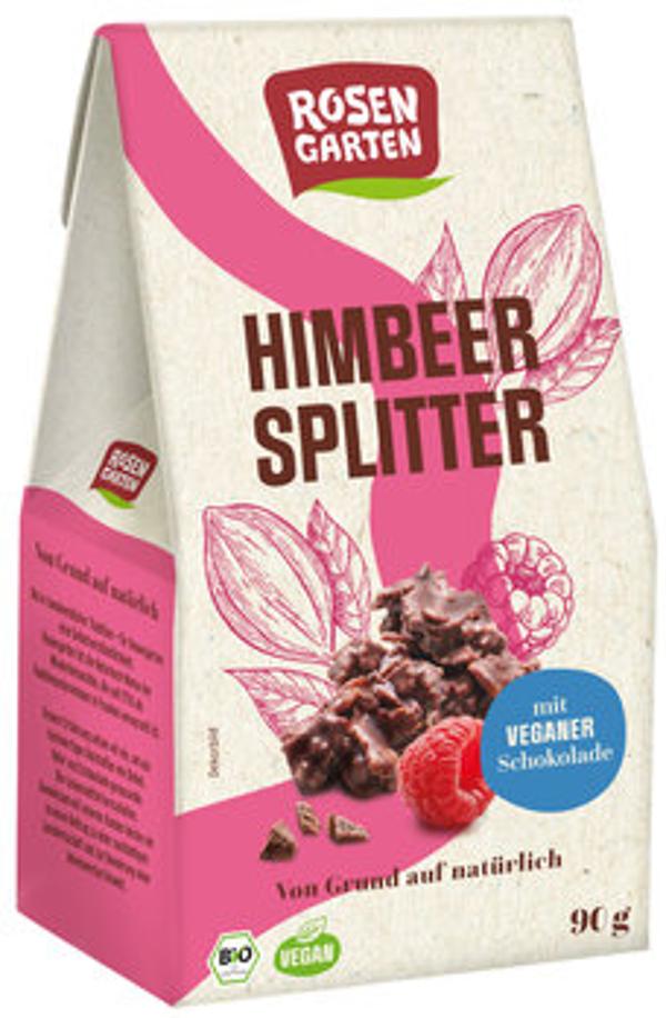 Produktfoto zu Himbeer Splitter, mit veganer Schokolade