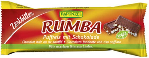 Produktfoto zu Rumba Puffreisriegel Zartbitter 50g