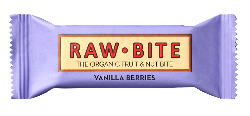RAW BITE Riegel Vanilla Berry 50g
