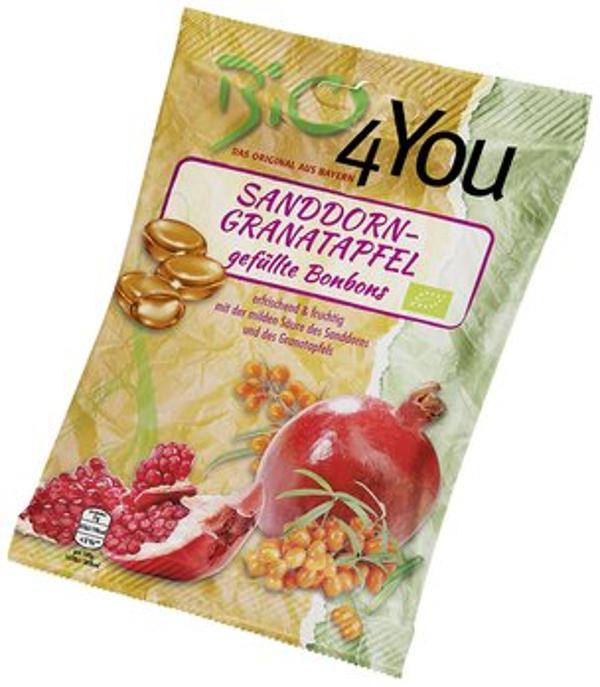 Produktfoto zu Sanddorn-Granatapfel gefüllte Bonbons