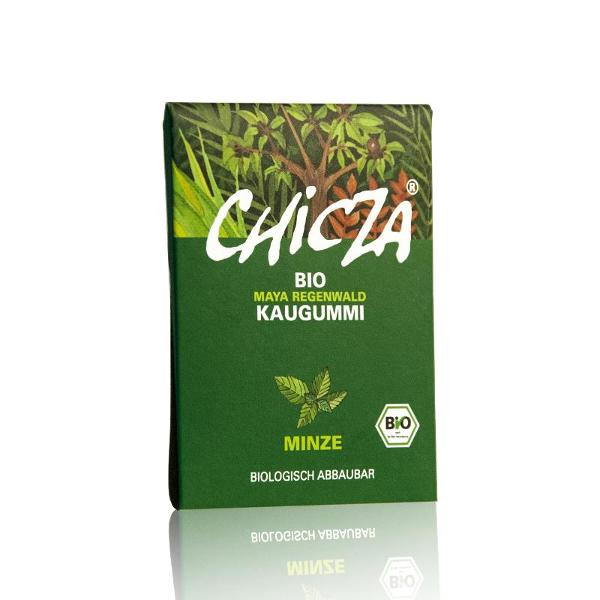 Produktfoto zu Chicza Bio-Kaugummi Minze 30g