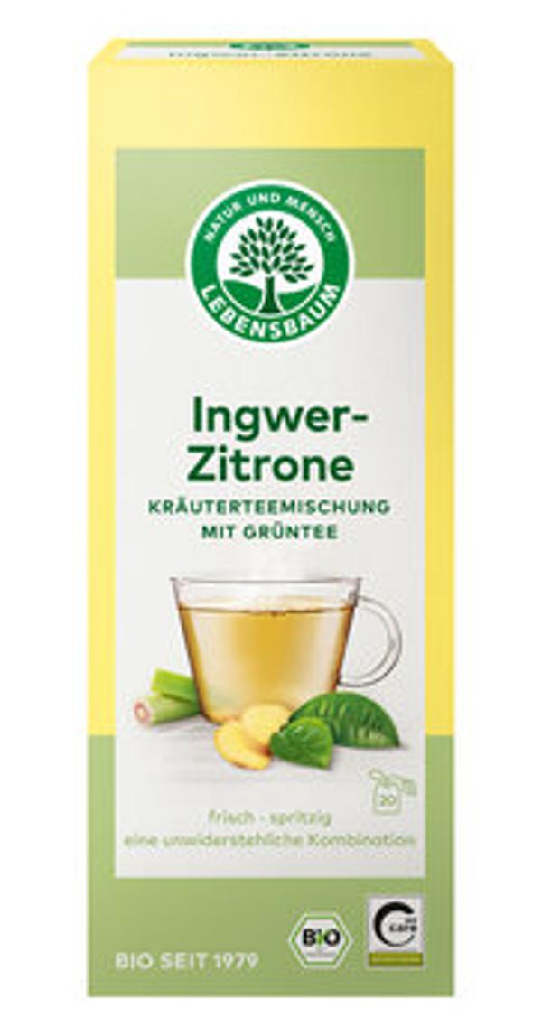 Produktfoto zu Grüntee Ingwer-Zitrone (Aufgussbtl. je 2 g) 40g