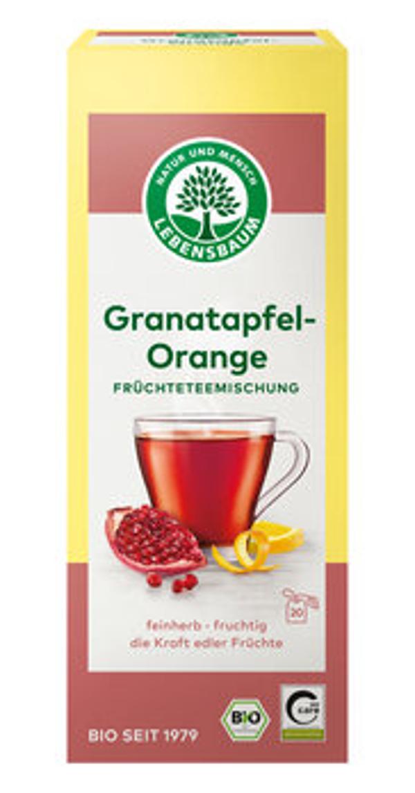 Produktfoto zu Granatapfel-Orange Tee Aufgussbeutel