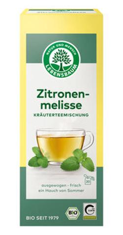 Zitronenmelissen-Tee mit Zitronengras (Aufgussbtl, 1,5g) 30g