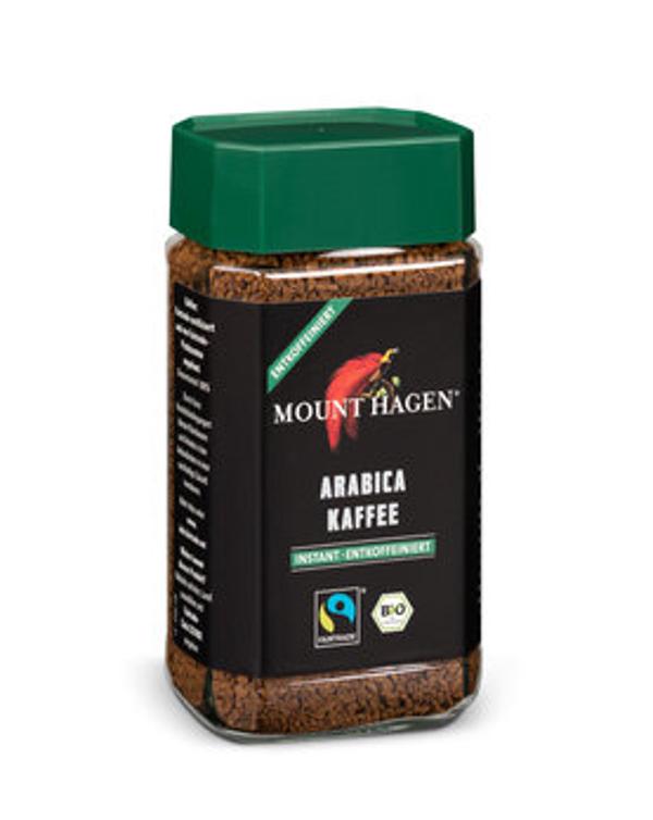 Produktfoto zu Mount Hagen Arabica Instant Kaffee entkoffeiniert 100g